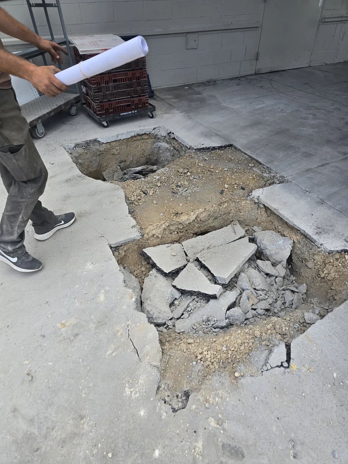 Demolition Project by Keep It Wet Concrete