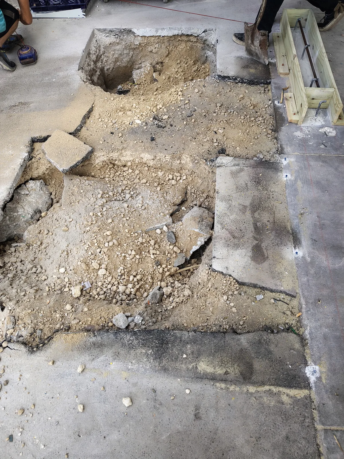 Demolition Project by Keep It Wet Concrete