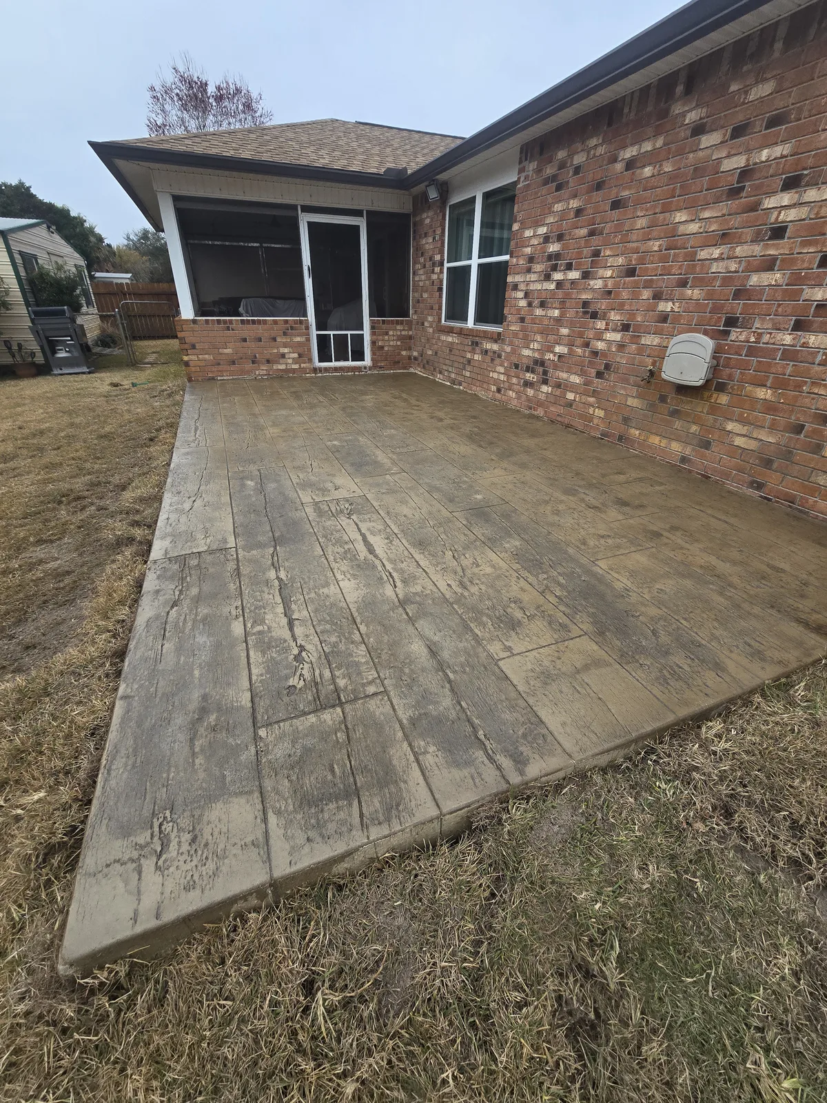 Stamped Project by Keep It Wet Concrete