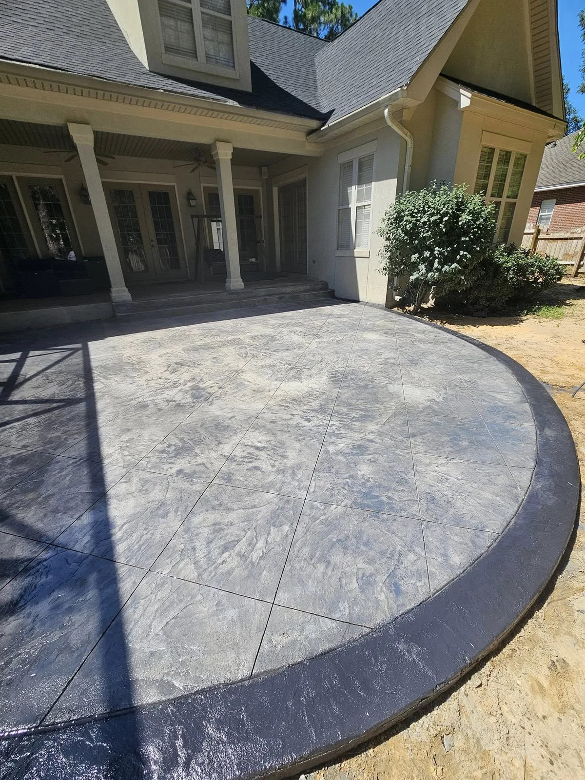 Stamped Project by Keep It Wet Concrete