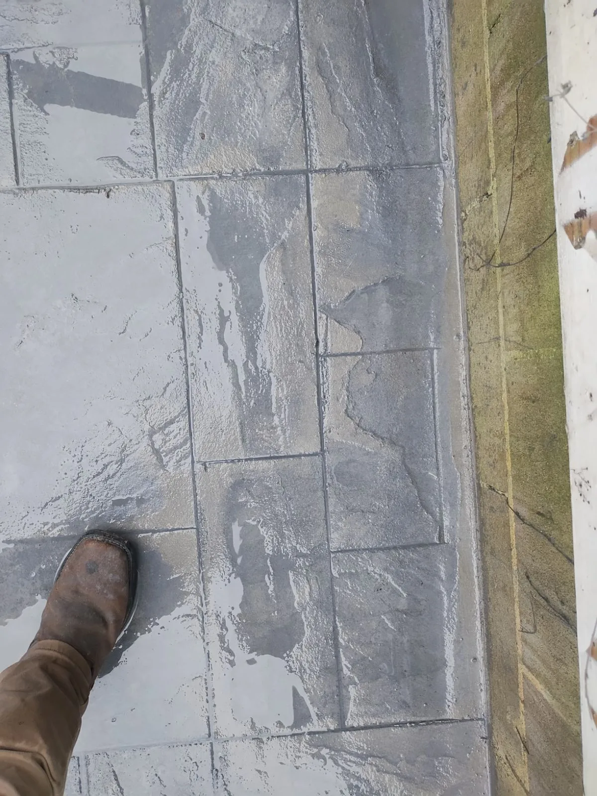 Stamped Project by Keep It Wet Concrete