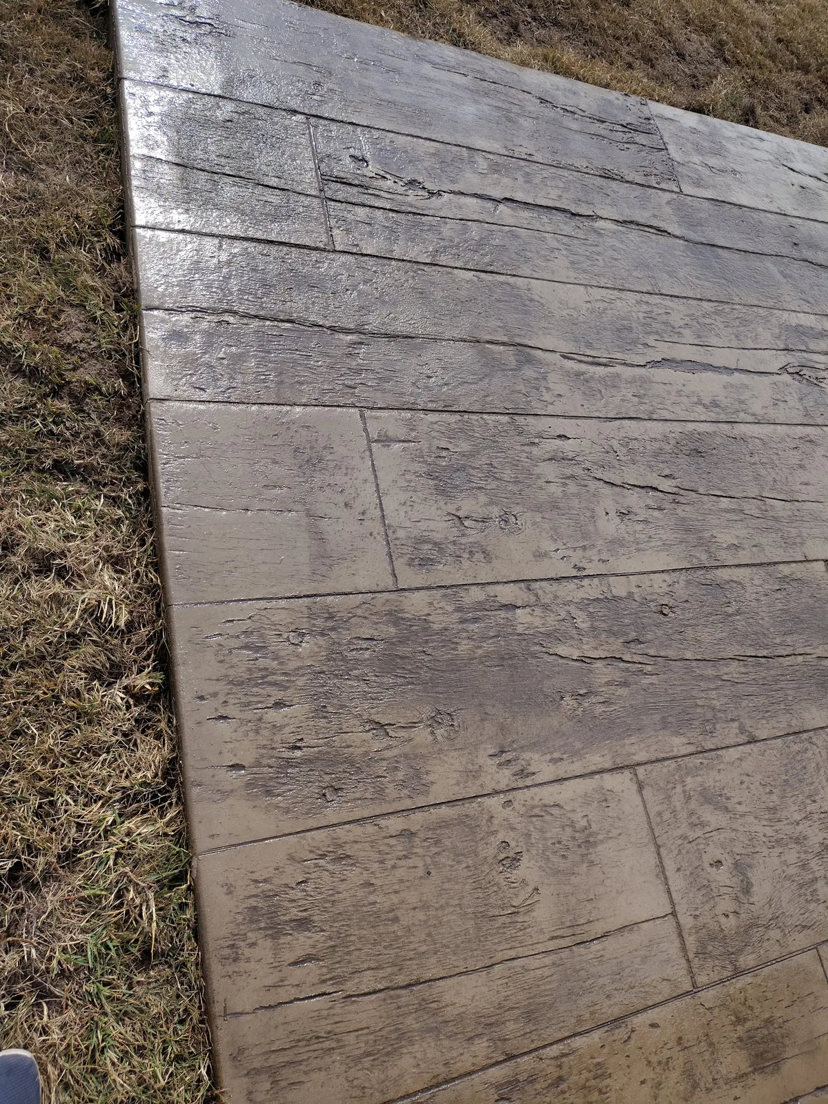 Stamped Project by Keep It Wet Concrete